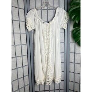 francesca's blue rain dress size small new